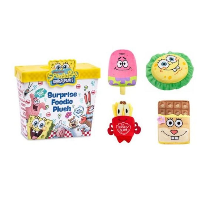 Spongebob surprise foodie pluche 4 assorti