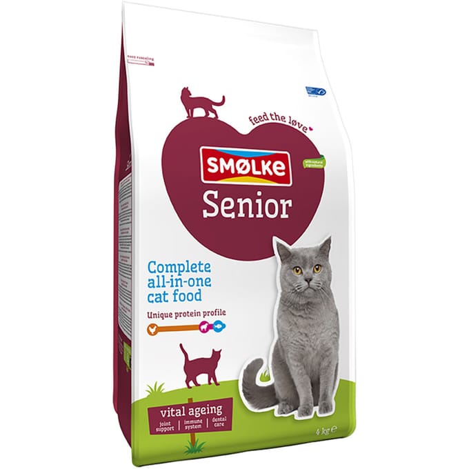 2x4kg Senior Smølke Kattenvoer