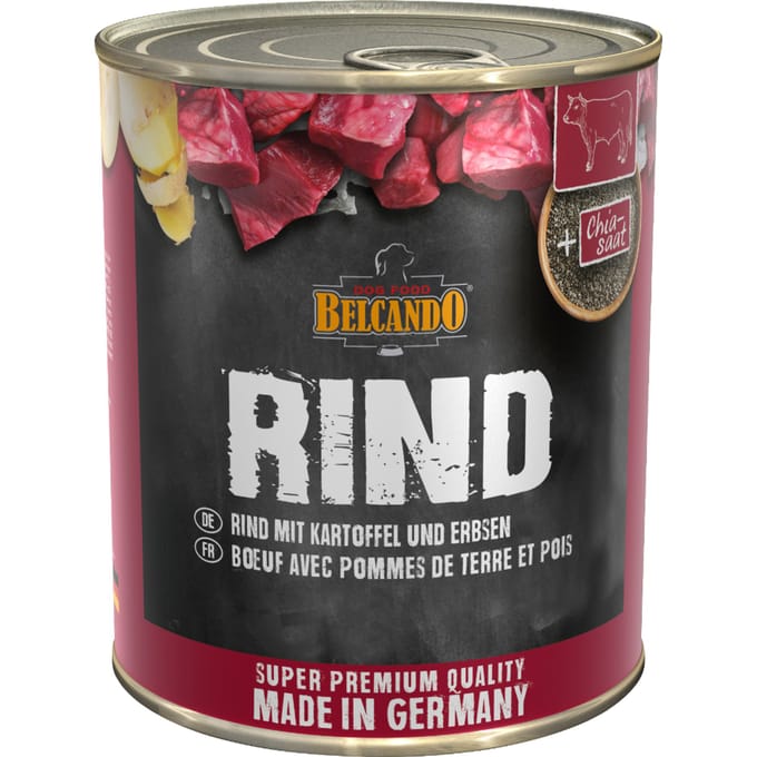Belcando Blik Super Premium Quality - Hondenvoer - Rund Aardappel Erwt 800 g
