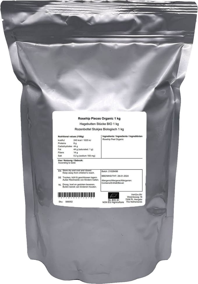Rozenbottel Stukjes - 1 Kg - Holyflavours