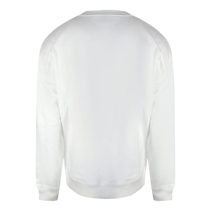Diesel Effen Witte Sweater