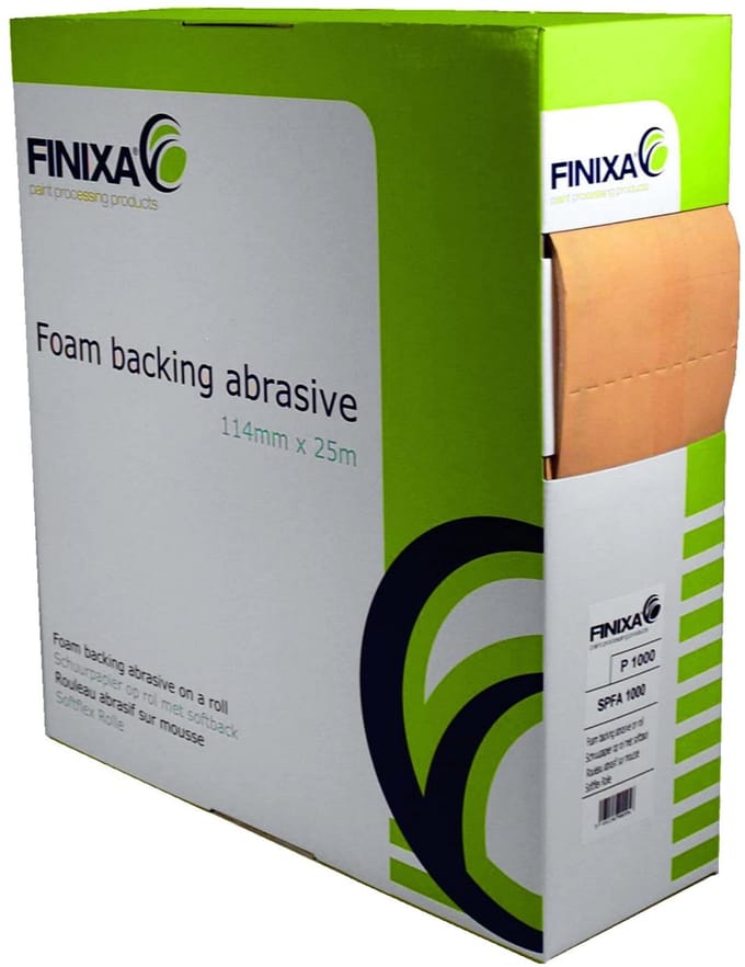 FINIXA Softback Flexibel Foam Schuurpads op rol 115mm - P320