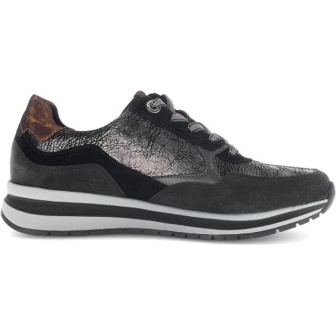Gabor 76.318.67 - dames sneaker - Zwart - maat 41 (EU) 7.5 (UK)