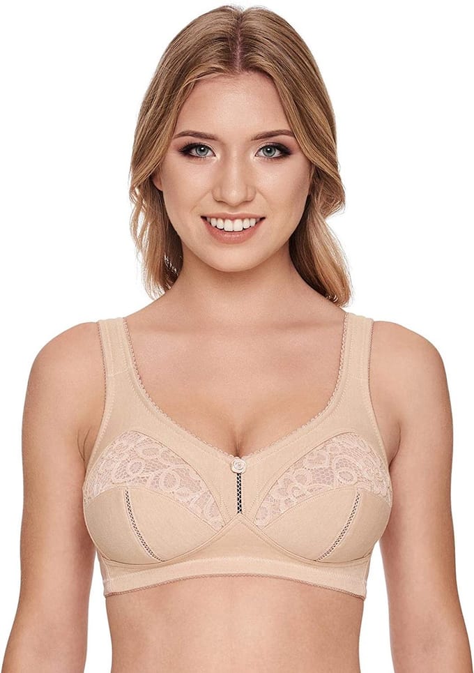 BH zonder beugel topsy plus Susa | extra ondersteuning | cappuccino