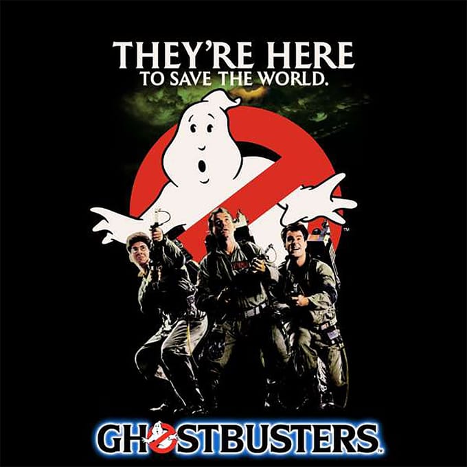 Ghostbusters Classic Poster Unisex T-Shirt - Black - S