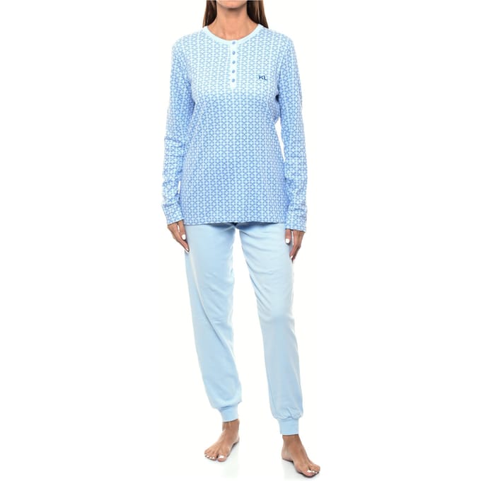 KLP1 dames winterpyjama met lange mouwen