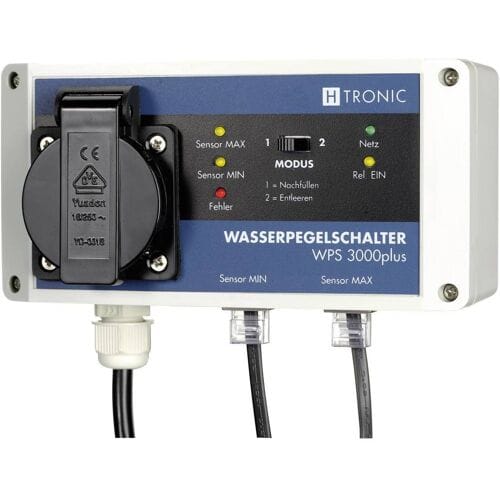 H-Tronic 1114620 WPS 3000 plus Niveauregelaar Vullen, Legen 10.00 m