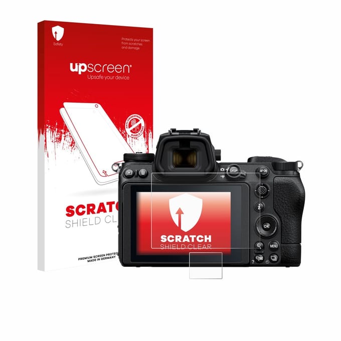 upscreen - Screenprotector voor Nikon Z 6 II - Folie Beschermfolie transparant