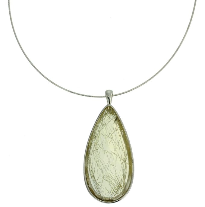 Behave ketting - Feestelijke druppel hanger - Nikkelvrij - Modeaccessoire