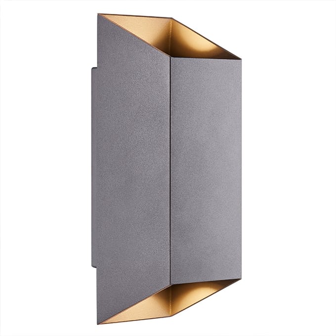 Nordlux Nico square 22-wandlamp-2xGU10-antraciet