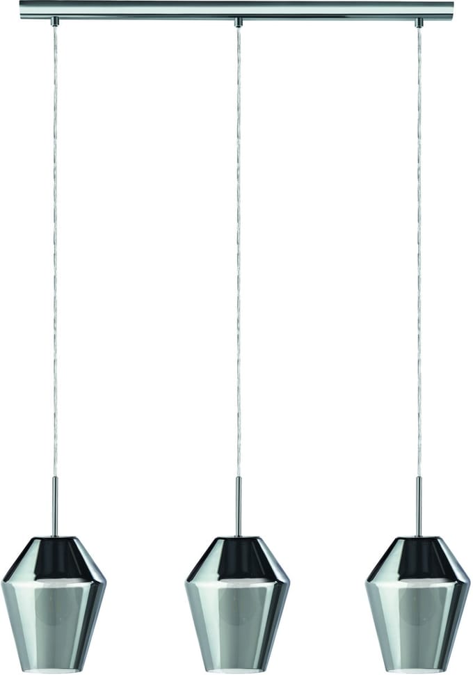 EGLO Murmillo Hanglamp - E27 - 77 cm - Chroom/Zwart