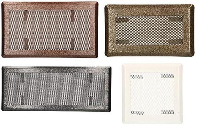 Luchtrooster 16 x 16 cm - Ventilatierooster voor Open Haard en Kachel