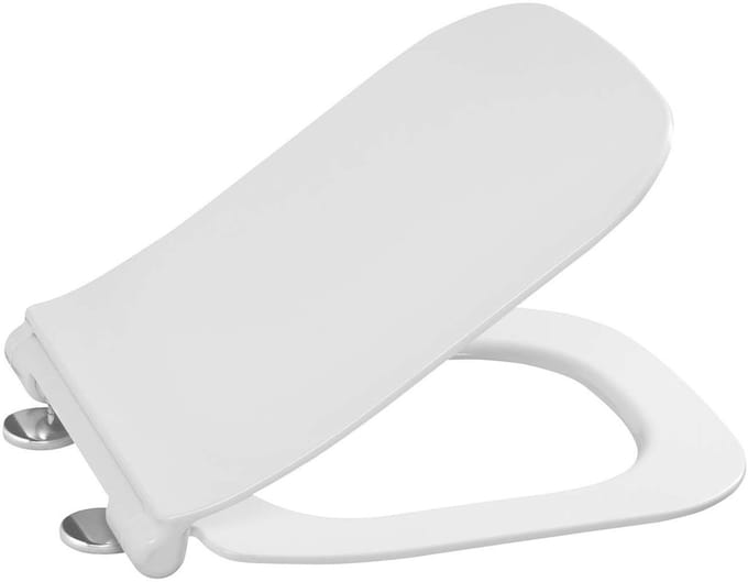 Isvea Vea Slanke toiletbril, Soft Close, Easy Take, wit
