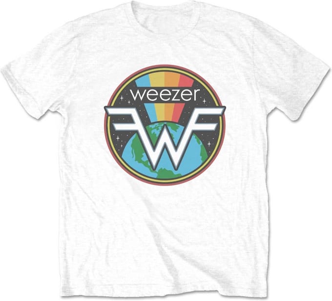 Weezer - Symbol Logo Heren T-shirt - L - Wit