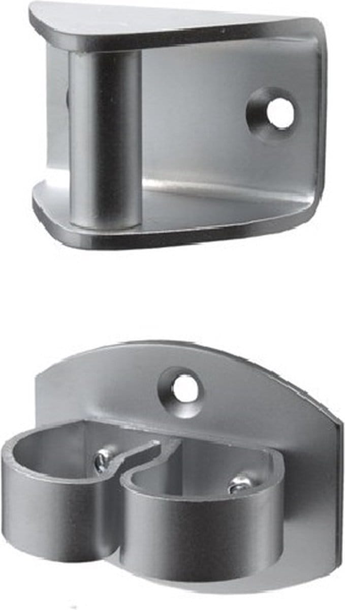 Deurvastzetter - Deurklem - 40mm - Messing mat chroom - S&B - 253002.9