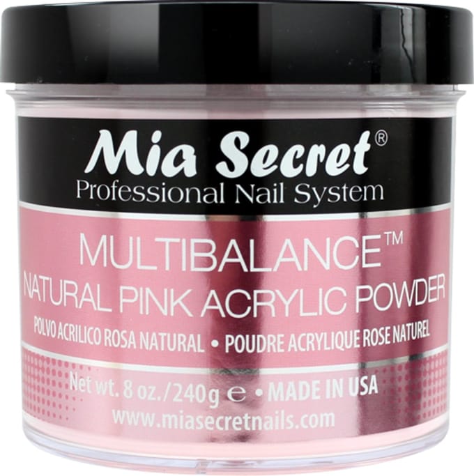 Acryl Poeder Natuurlijk Roze 240ml.