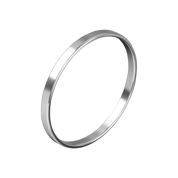 Rimba - Cockring In Hoogwaardig RVS - 0.5 cm Breed Ø 55 mm