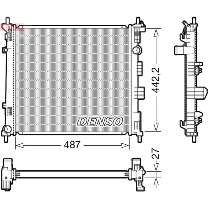 Radiator DENSO DRM46070