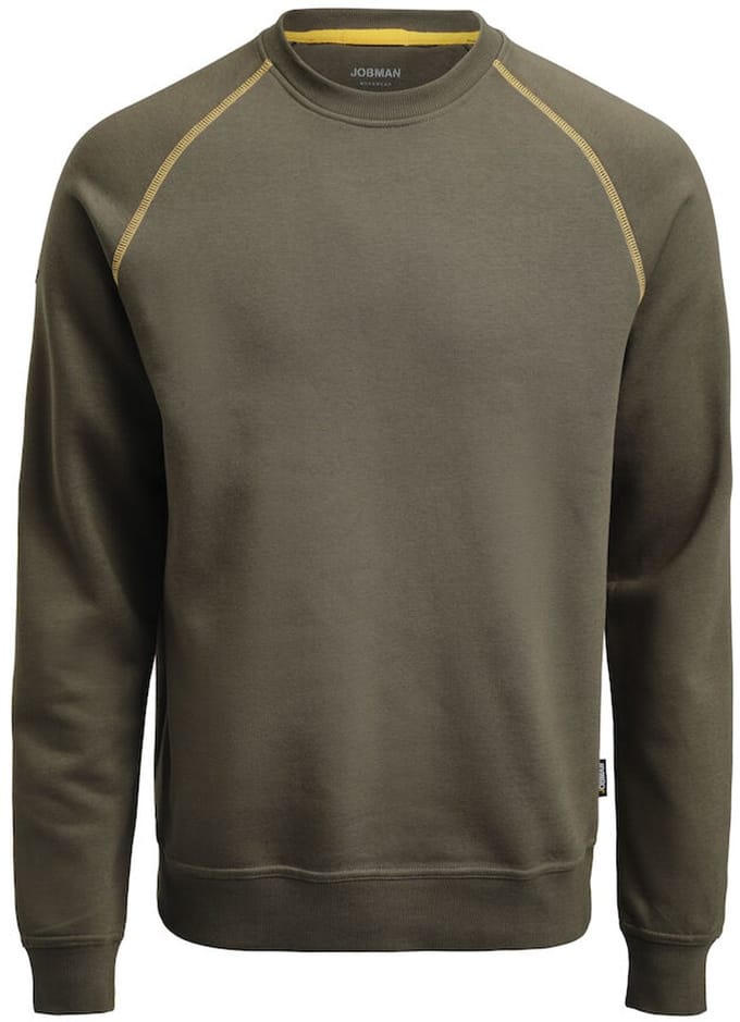 Jobman 5140 Sweatshirt 65514095 - Olijfgroen - M