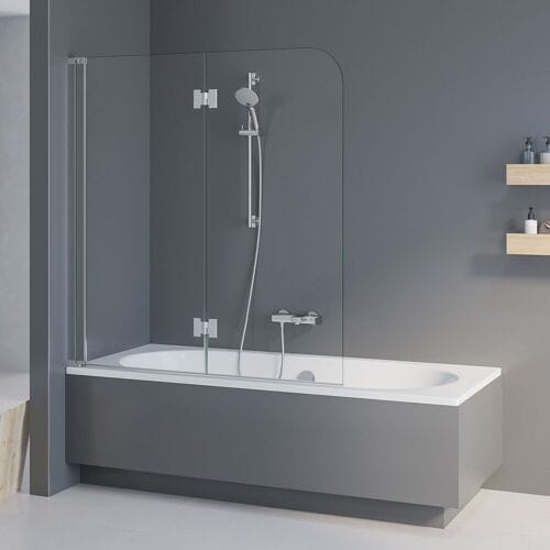 Kronenbach Tube folding shower door type BF2A L 132, stop left KB03713K214SP9
