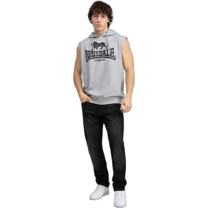 Lonsdale Bignor Mouwloos Sweatshirt met Capuchon Regular fit
