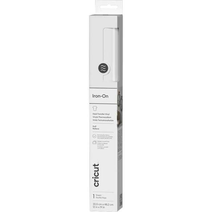 Cricut™ Puff Iron-On Wit – 30,5 x 48,3 cm