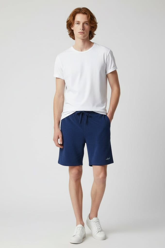 ASPACT Salinas Terry Short Blue Taglia: S | Pantaloncini Outlet | Unisex | Blu