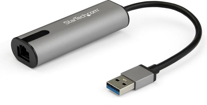 StarTech.com USB 3.0 Type-A Aan 2.5 Gigabit Ethernet AV / multimedia paneel with 2.5GBASE-T - Netwerk AV / multimedia paneel