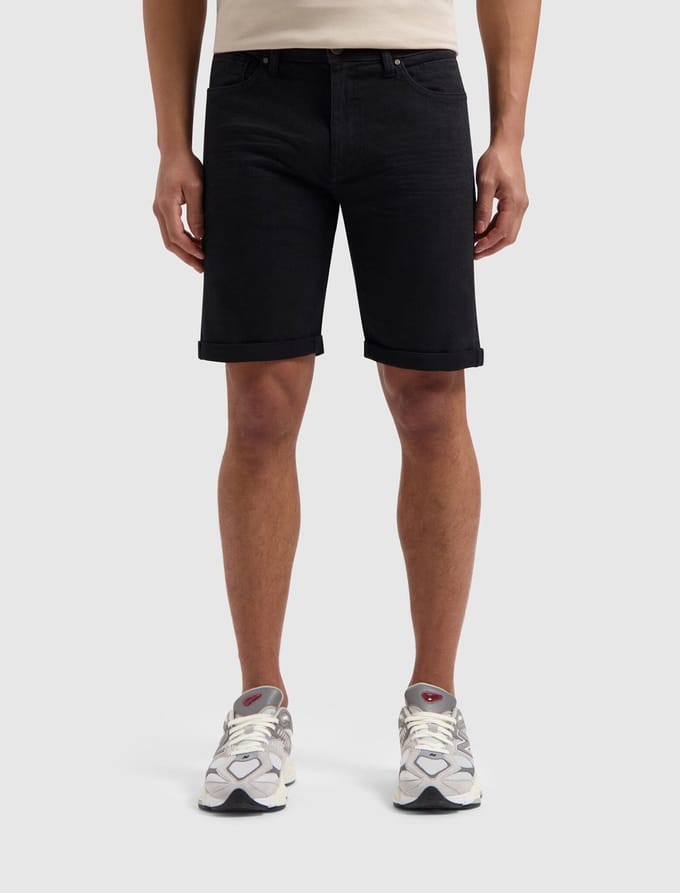 Pure Path The Miles Slim fit shorts Denim Dark Grey (W9145 - 87)
