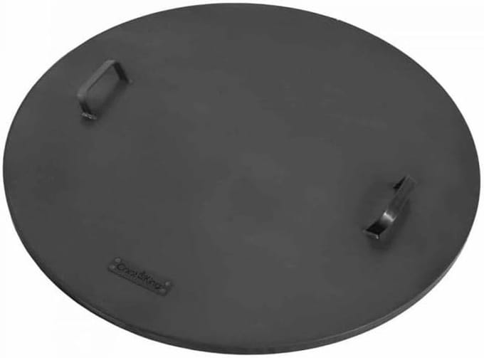 Deksel voor Vuurschaal 71 cm met Twee Handvatten - Hittebestendig Accessoire