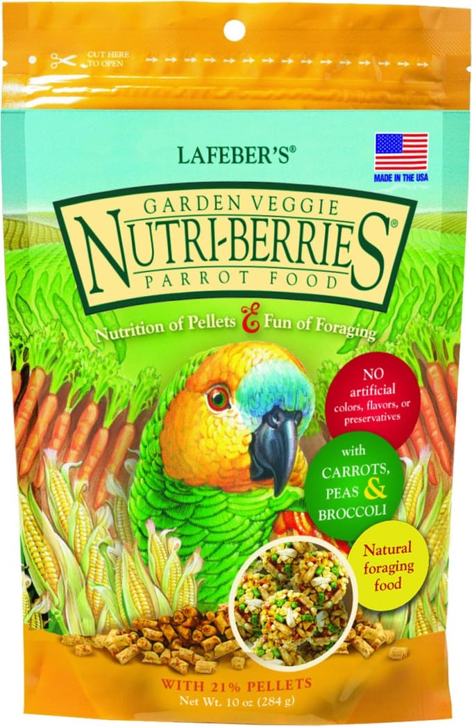 Lafeber Garden Veggie Nutri-Berries Parrot - Vogelvoer - 284 g