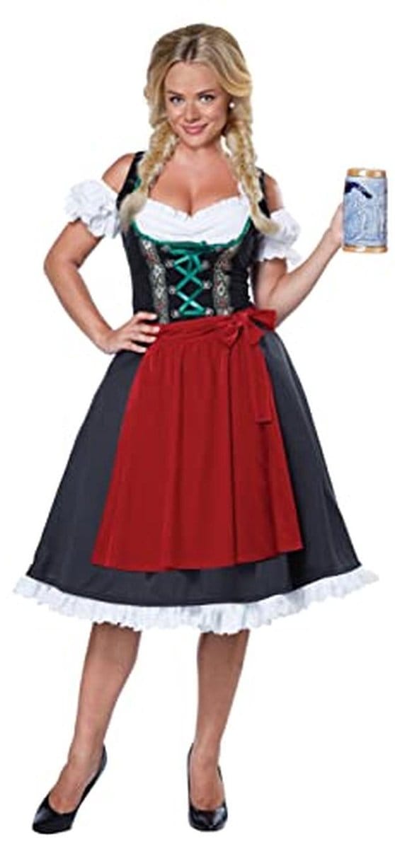 Oktoberfest Fraulein Kostuum Dames - Traditionele Dirndl Stil