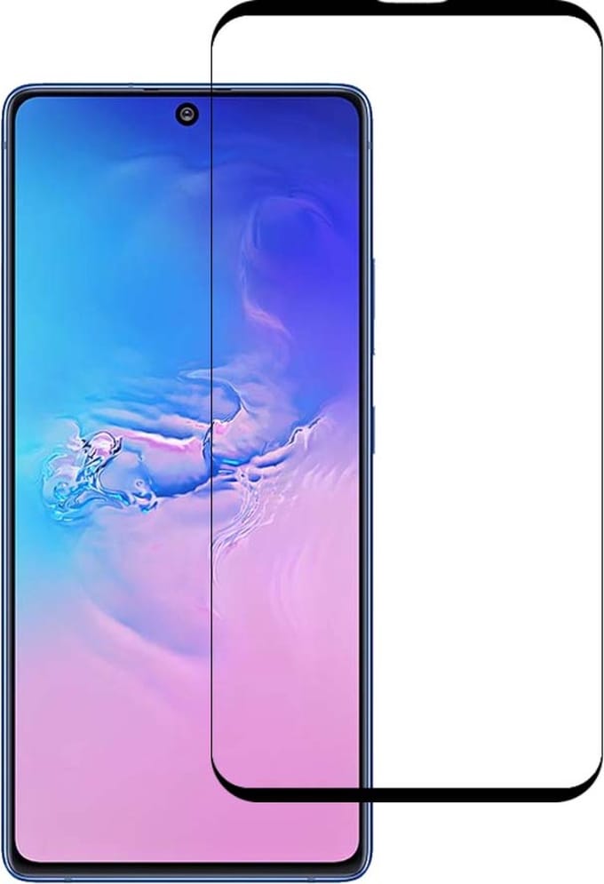 Smartphonica Screenprotector voor Samsung Galaxy S10 van glas geschikt voor Samsung Galaxy S10