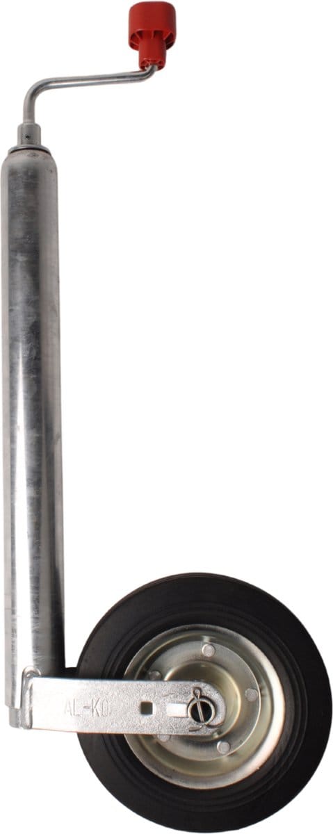 Alko Neuswiel Plus, 48 mm, extra lang, stalen velg met massief rubber