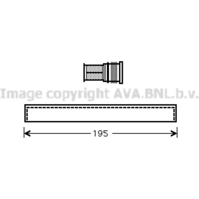 Droger, airconditioningsysteem AVA COOLING FTD344