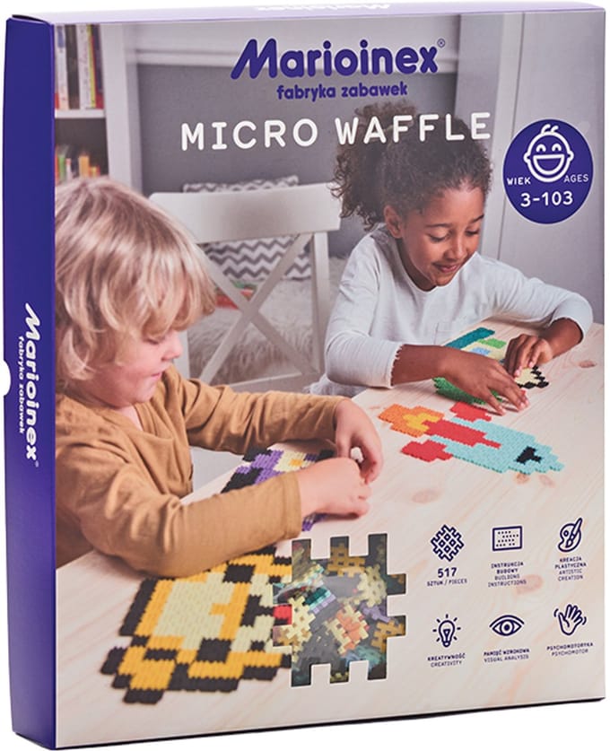 Micro wafel blokken 517 stuks - Marioinex - vanaf 5 jaar