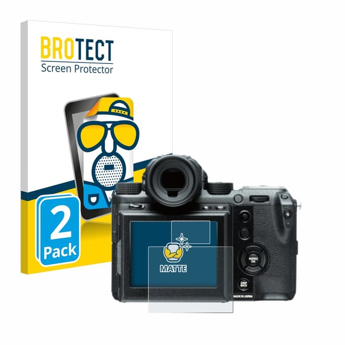 BROTECT - Screenprotector voor Fujifilm GFX50S - Folie Beschermfolie matte 2 Stuks