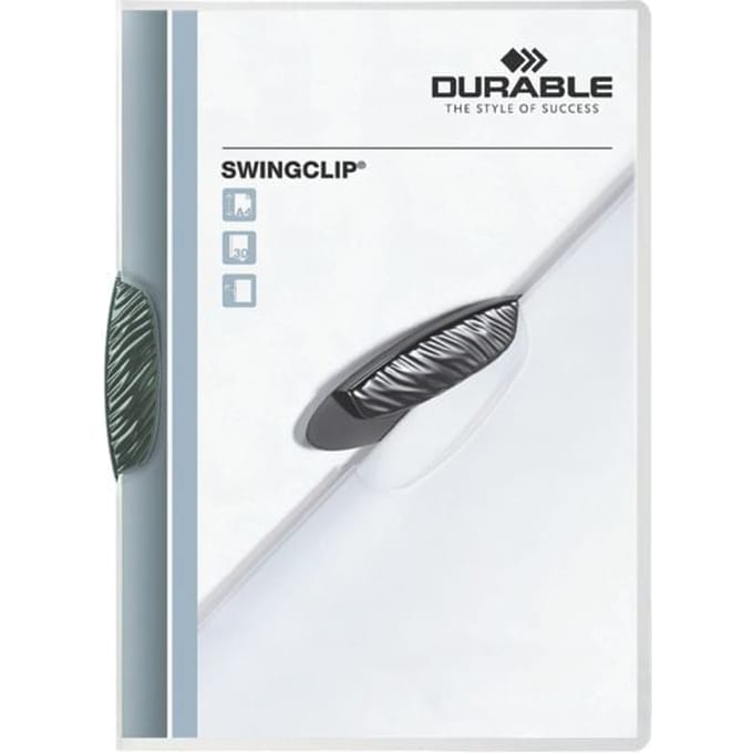 Klemmap Durable Swingclip 30 vellen groen