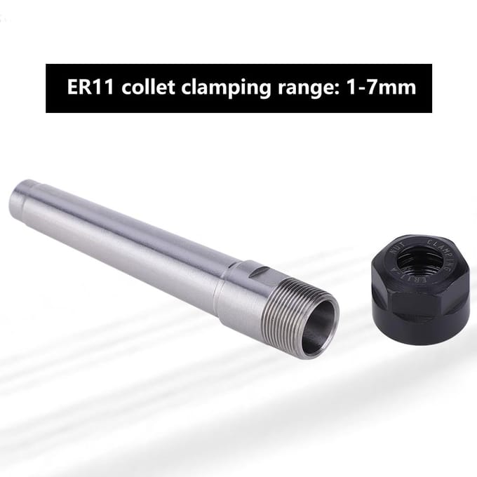MTB1 ER11M6 Morse Conus Spantanghouder CNC Draaibank Onderdelen 17mm Spanbereik