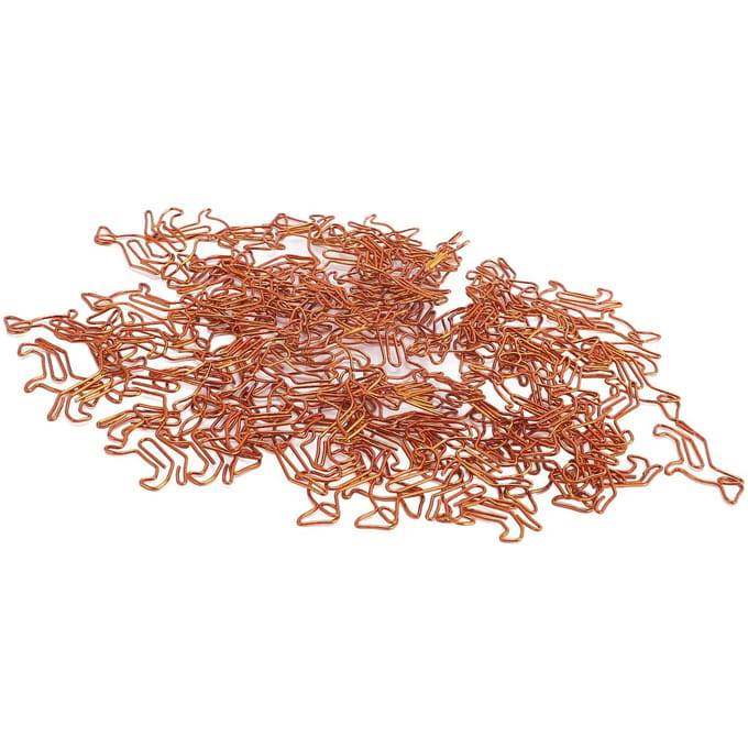 100 Stuks Teckel Paperclips Schattige Grappige Hond Vormige Paperclips voor Scrapbooking Knutselen Journaling brown