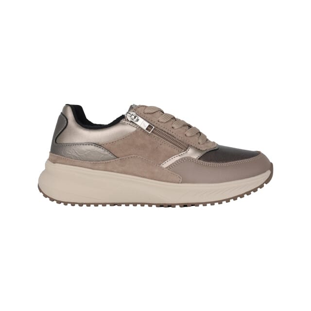 Waldläufer H-Mara - dames sneaker - Taupe - maat 38 (EU) 5 (UK)