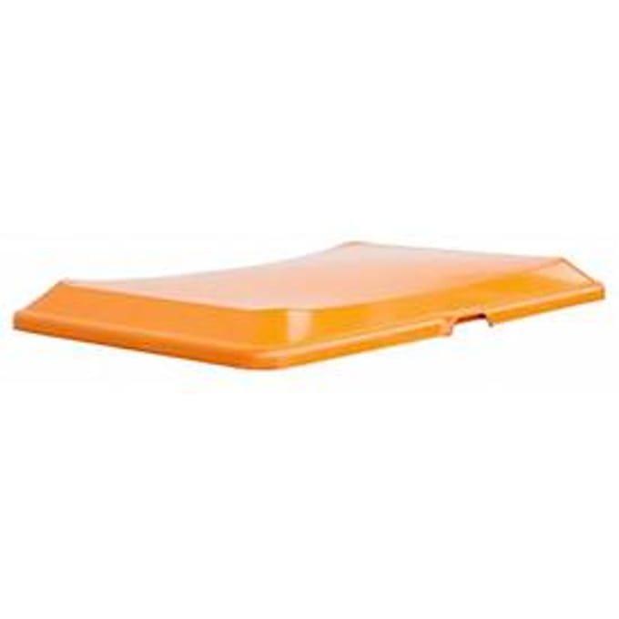 Stapeldeksel Cemo, voor rechthoekige container 400 l, max. belasting 400 kg, oranje