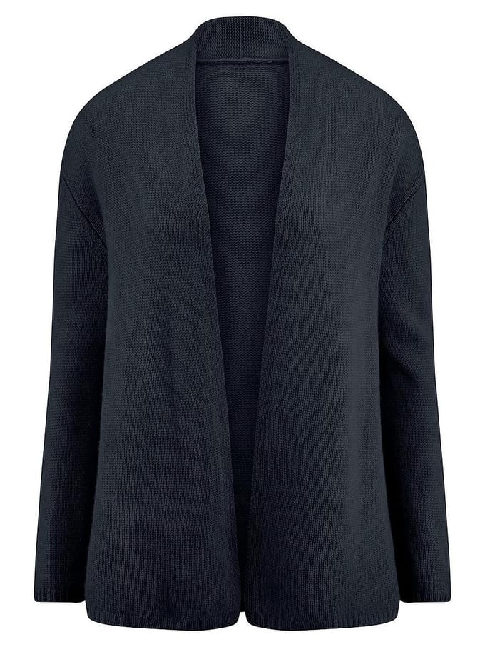 Vest en 100% kasjmier Van Peter Hahn blauw