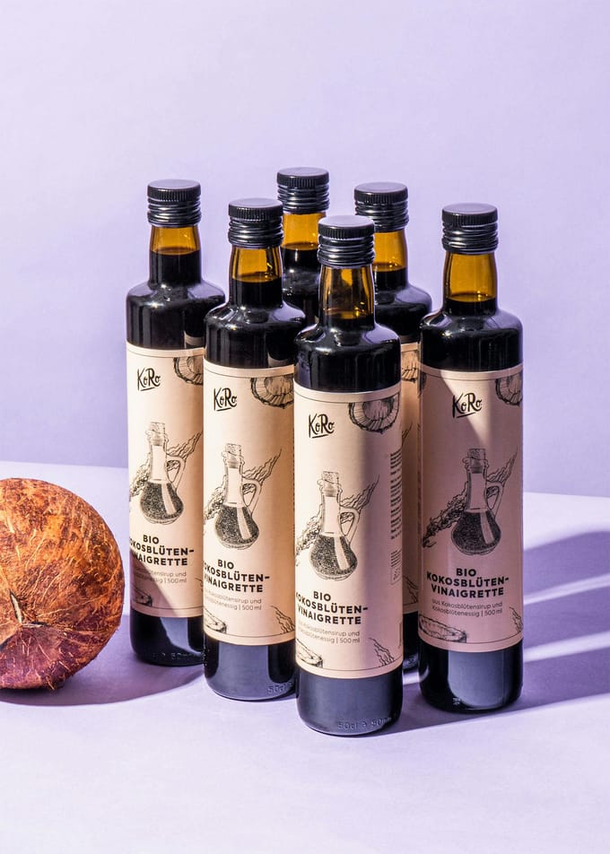 KoRo | Bio kokosbloesemvinaigrette 6 x 500 ml
