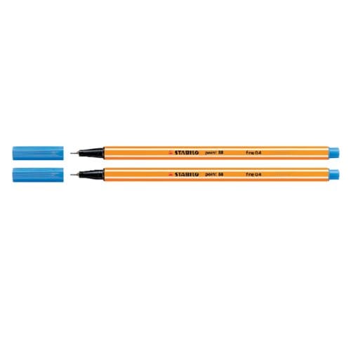 STABILO point 88 - Fineliner 0,4 mm - Ultramarijn Blauw - per stuk