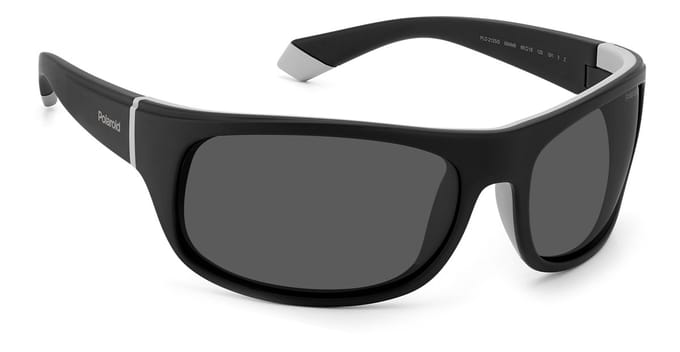 Polaroid Onbreekbare Extra Strong Polariserende Zonnebril Black & Grey Goed Omsluitende Bril Zwart