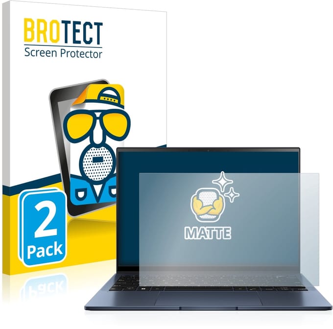 BROTECT - Screenprotector voor ASUS ZenBook S13 OLED - Folie Beschermfolie matte 2 Stuks