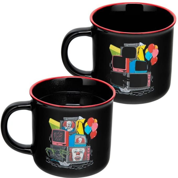 IT IT - Pennywise - Magische mok Unisex Mok - zwart - Standard