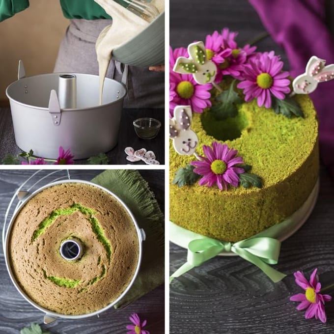 Moule à Gâteau Angel Food en Aluminium 25 cm Decora