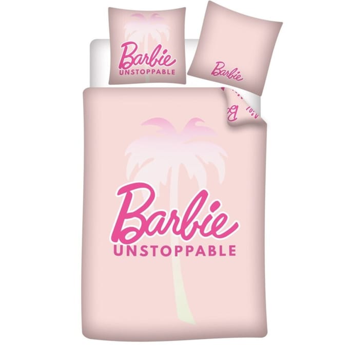 Barbie Dekbedovertrek Unstoppable polyester - 140 x 200 cm 63 x 63 cm